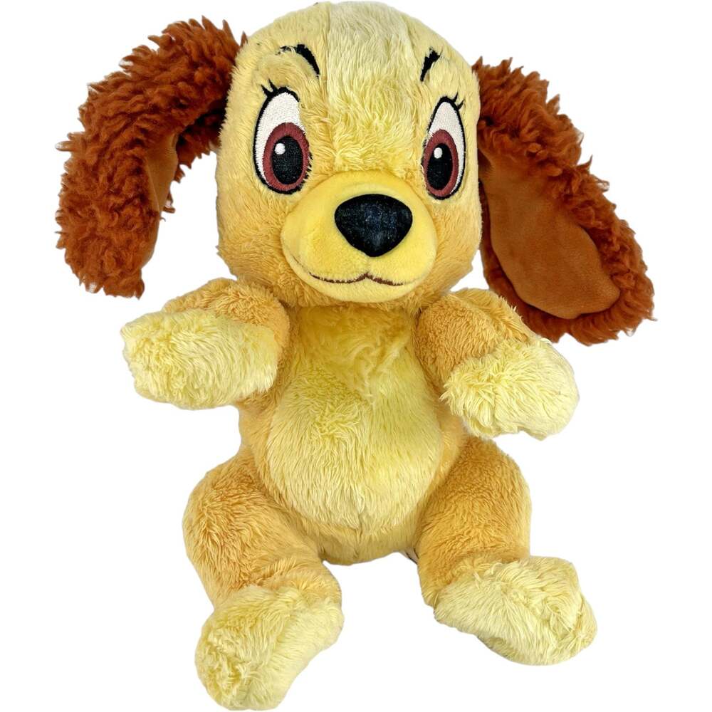 Disney Parks Babies Lady Plush Dog 11" Stuffed Animal Lady & Tramp Blushing